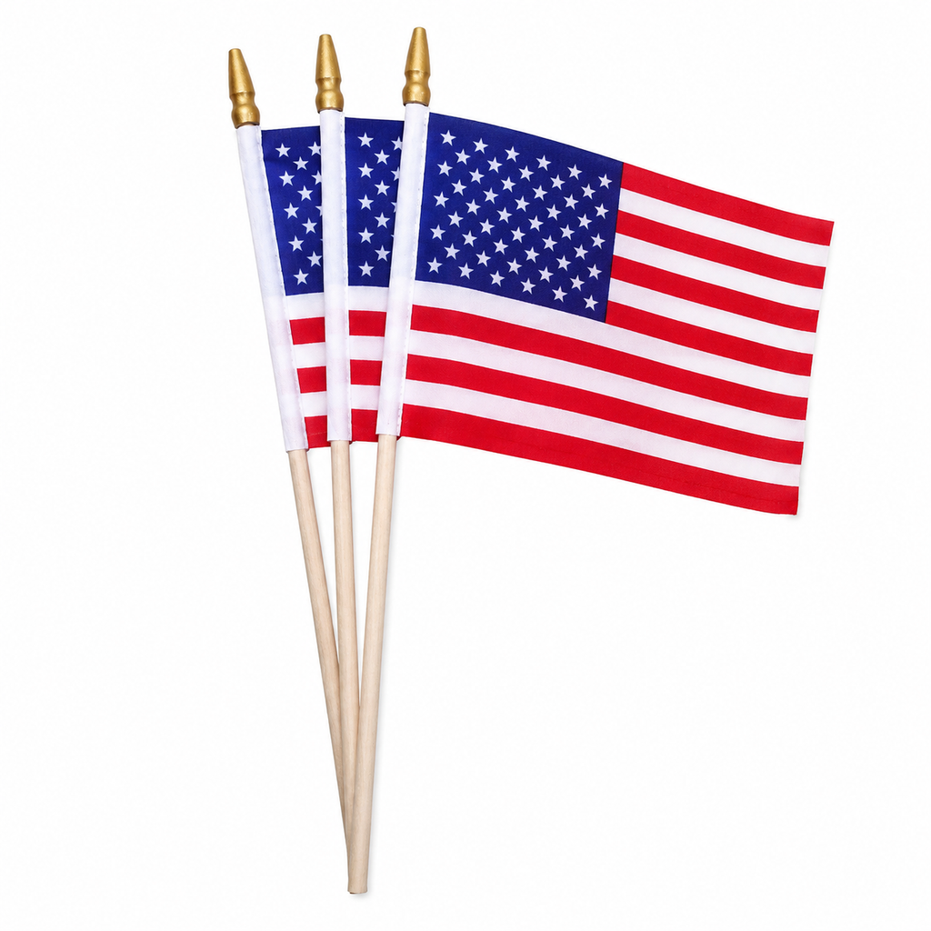 5-Pack Mini American Flags