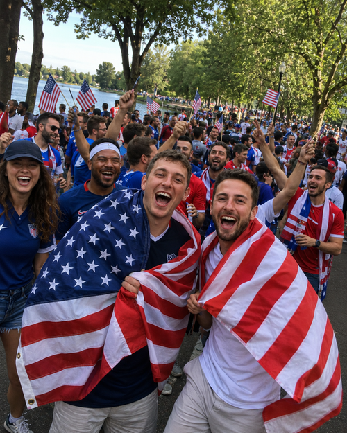 USA Flag for Soccer Fans